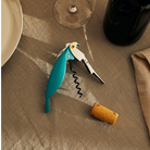 Alessi Parrot Corkscrew in Light Blue