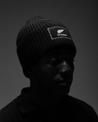 All Blacks® Oak Wide-Rib Black Beanie