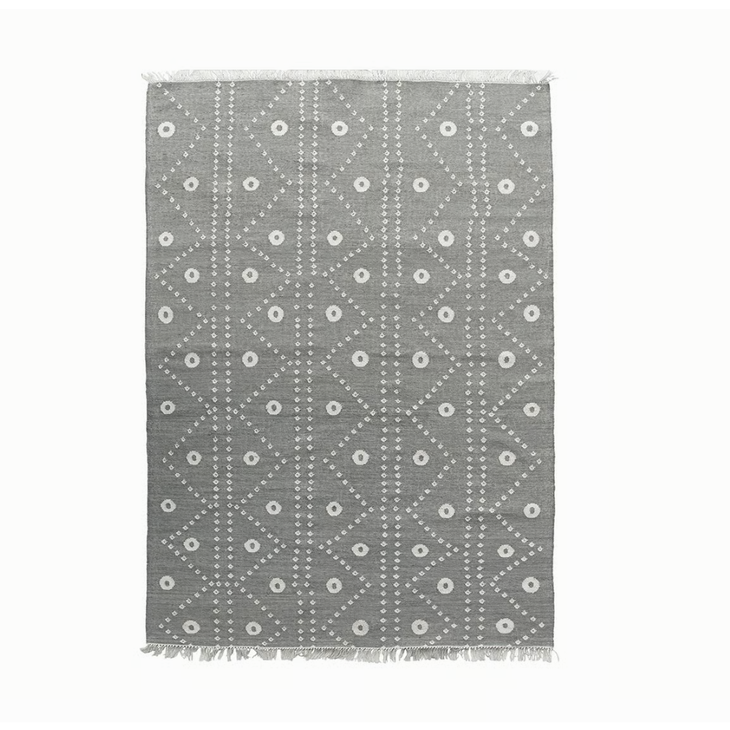 Andrew Martin Sabra Outdoor Rug in Steel