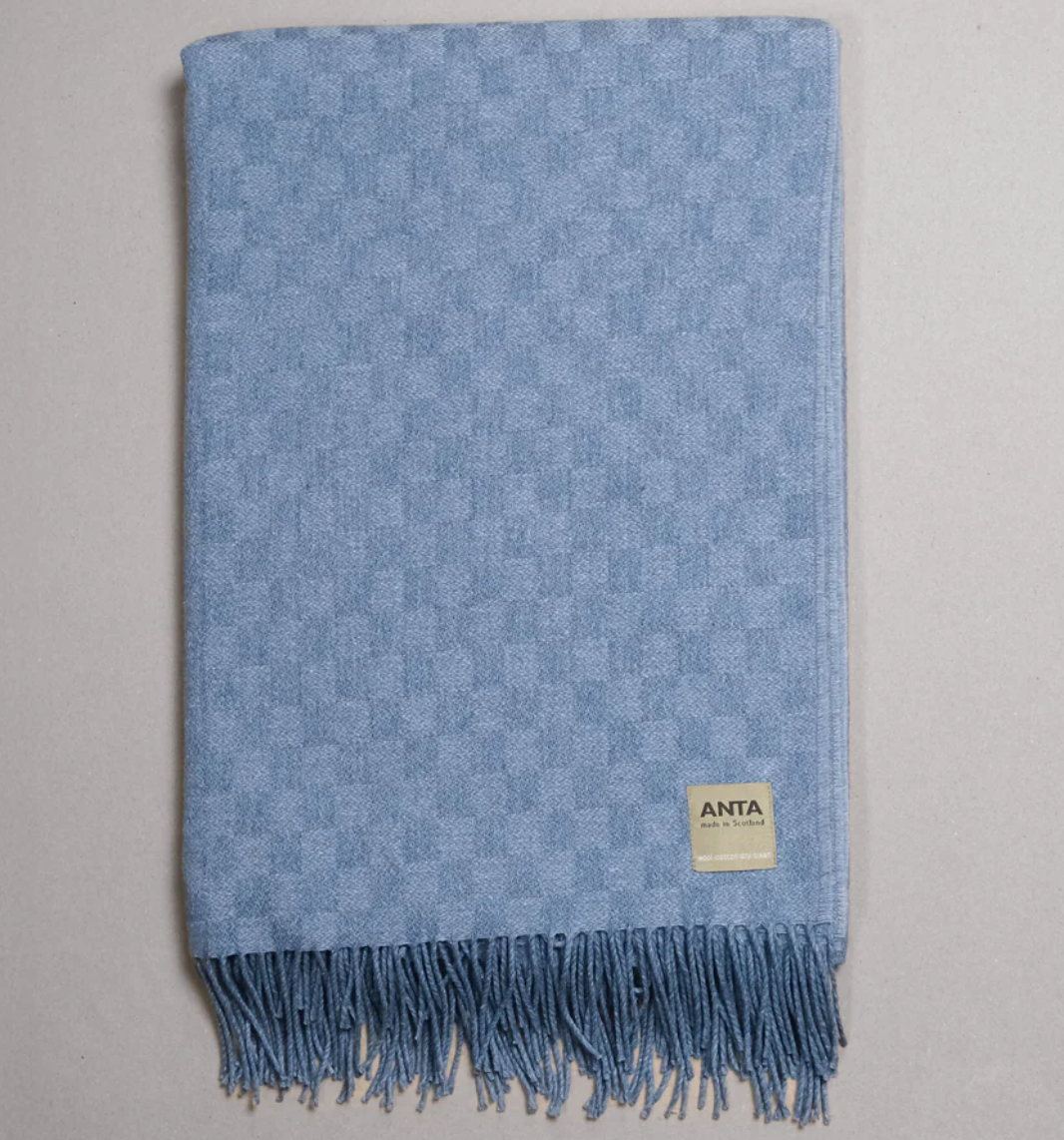 Anta Forget Me Knot Wool Cotton Throw