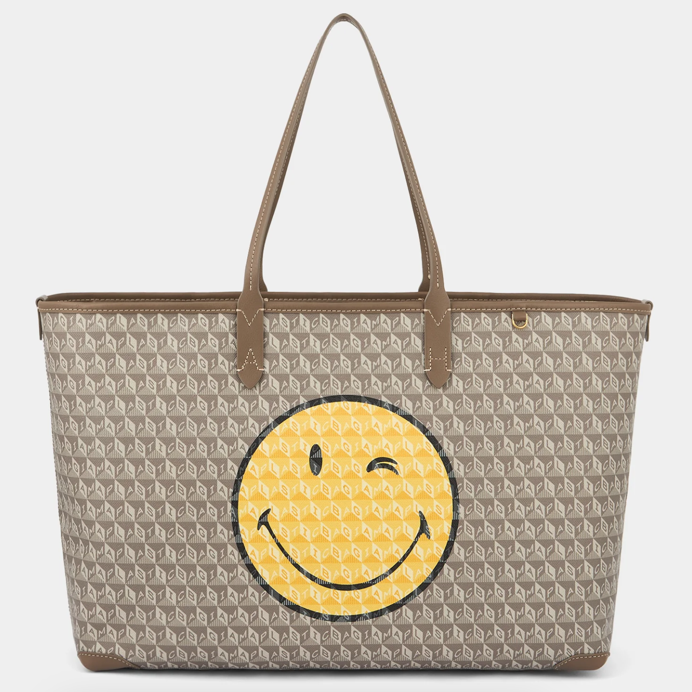 Anya Hindmarch I Am A Plastic Bag Wink Zipped Tote