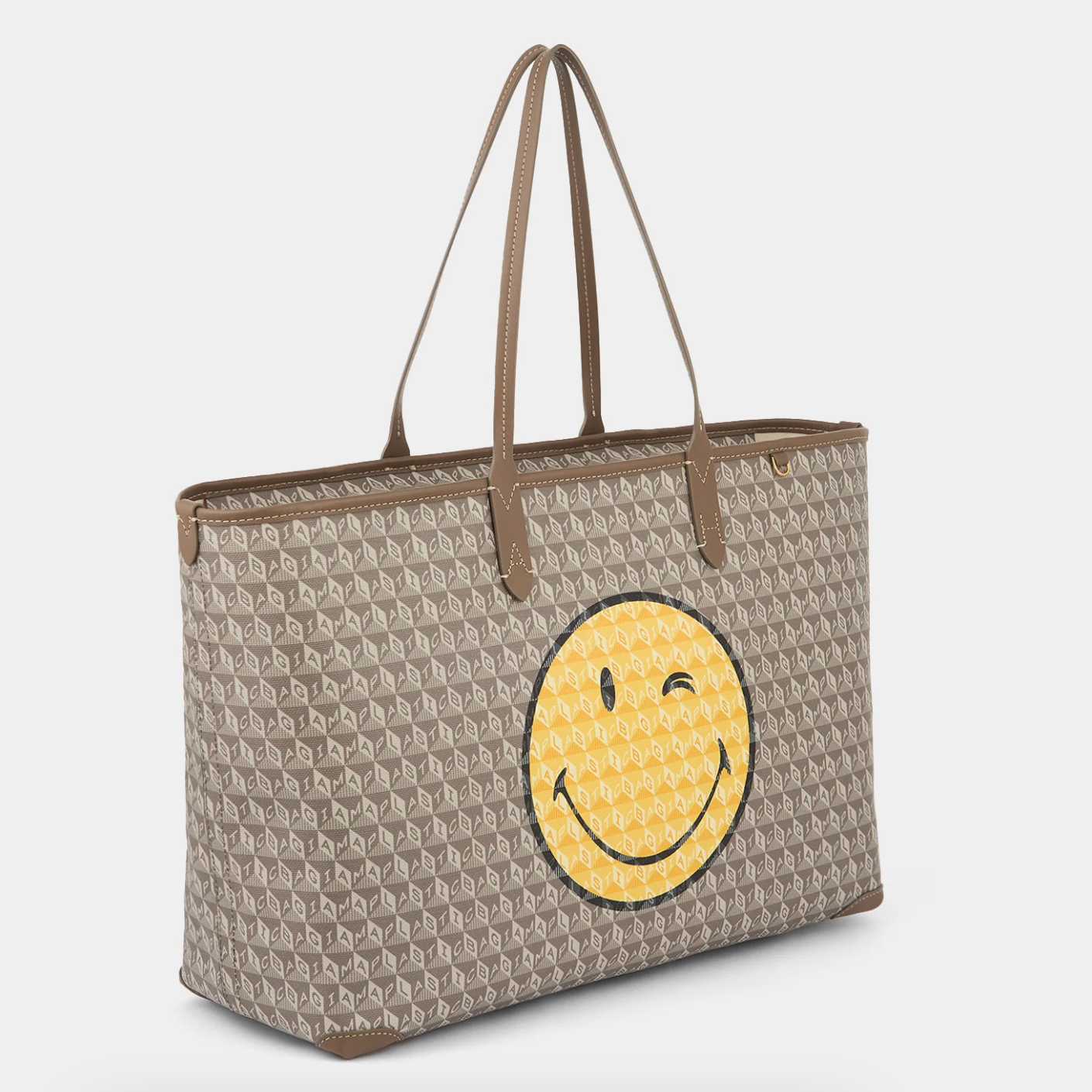 Anya Hindmarch I Am A Plastic Bag Wink Zipped Tote