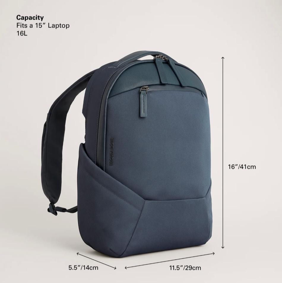 Troubadour Apex Compact Backpack 4.0