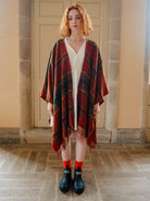 Araminta Campbell Autumn Woodland Walk Tartan Serape