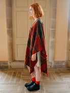 Araminta Campbell Autumn Woodland Walk Tartan Serape