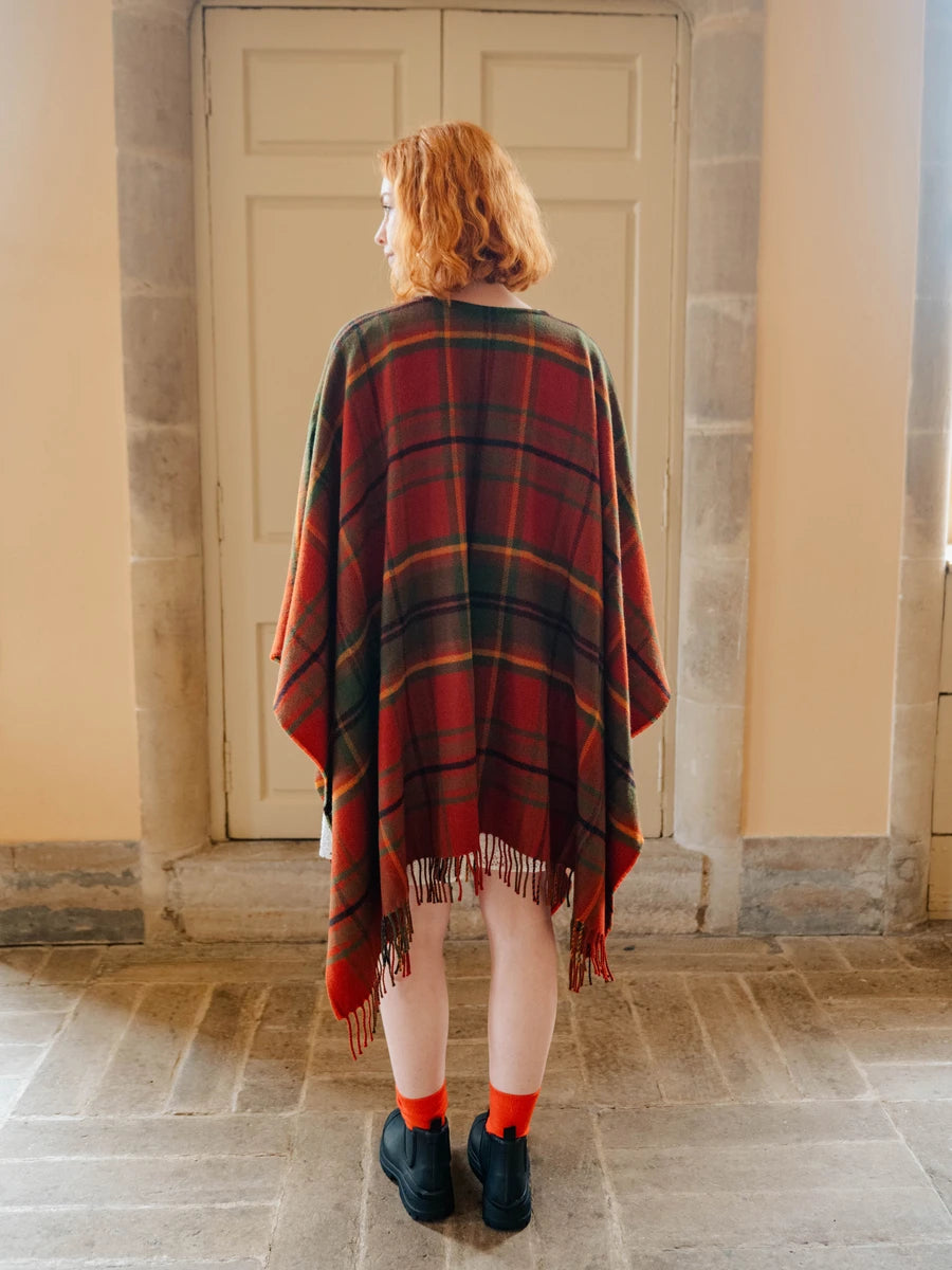 Araminta Campbell Autumn Woodland Walk Tartan Serape