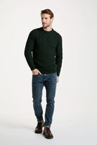 Aran Woollen Mills Inishturk Mens Aran Sweater