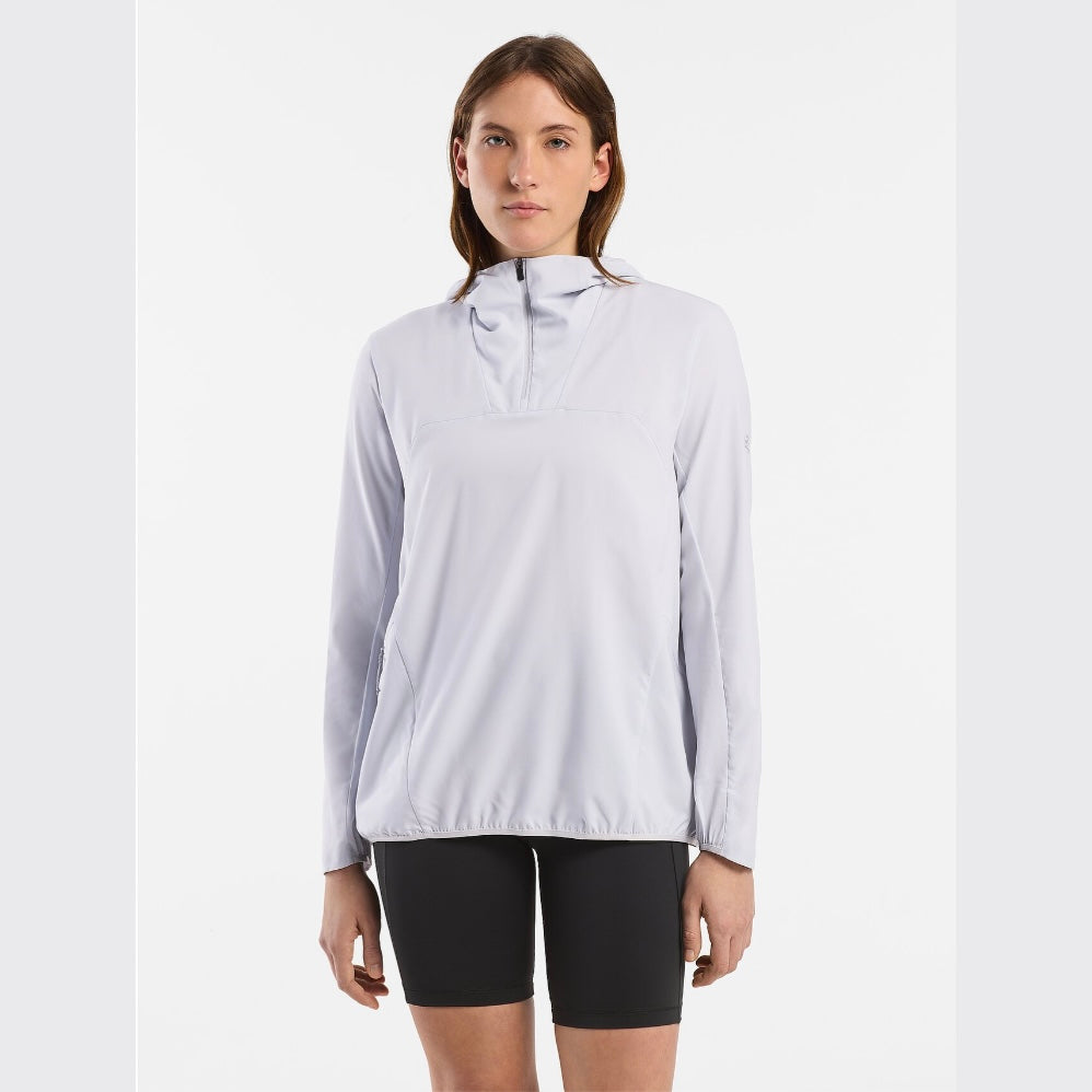 Arc'teryx Shell Jacket Sima Pullover Women's in Solitude White