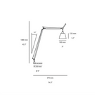 Artemide Tolomeo Basculante Reading Floor Lamp