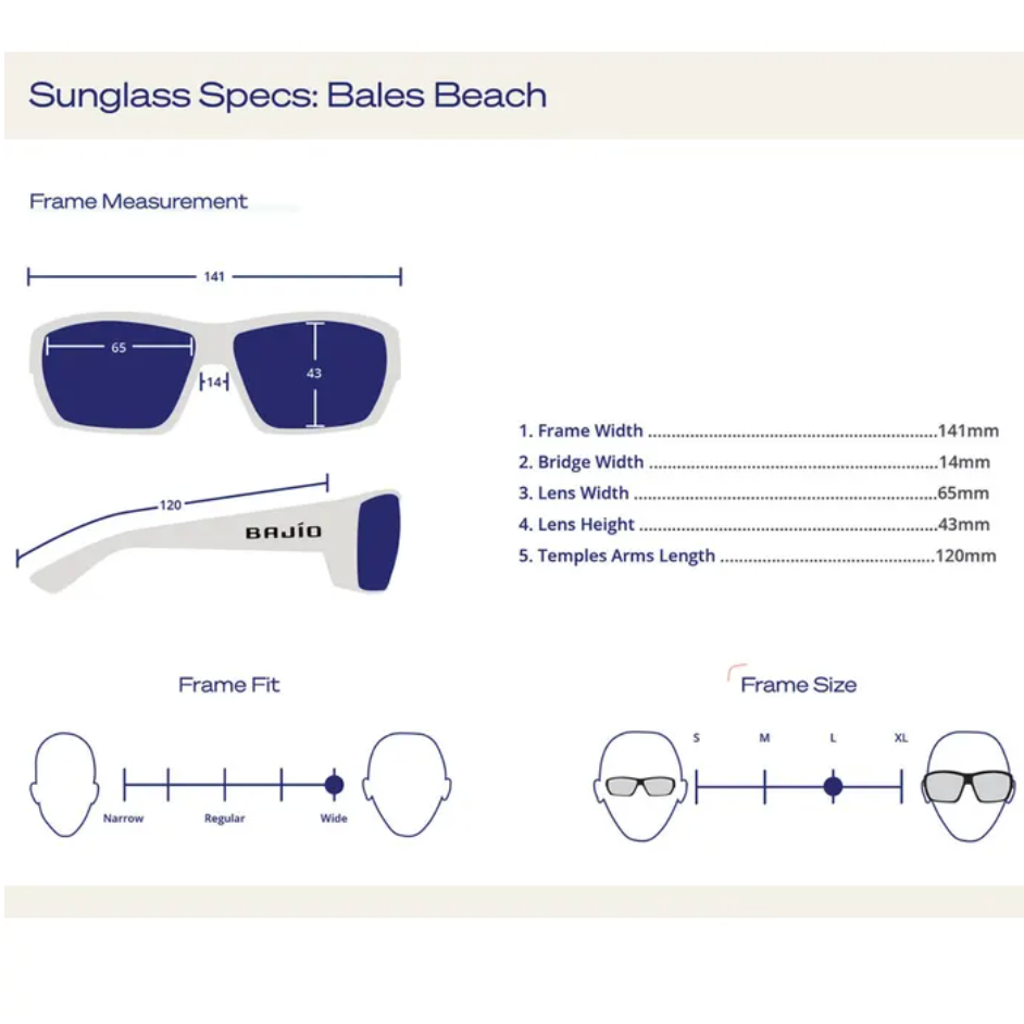 Bajio Bales Beach Polarised Sunglasses