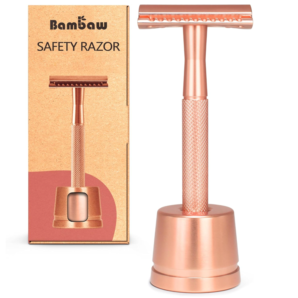 BamBaw Double Edge Razor With Stand