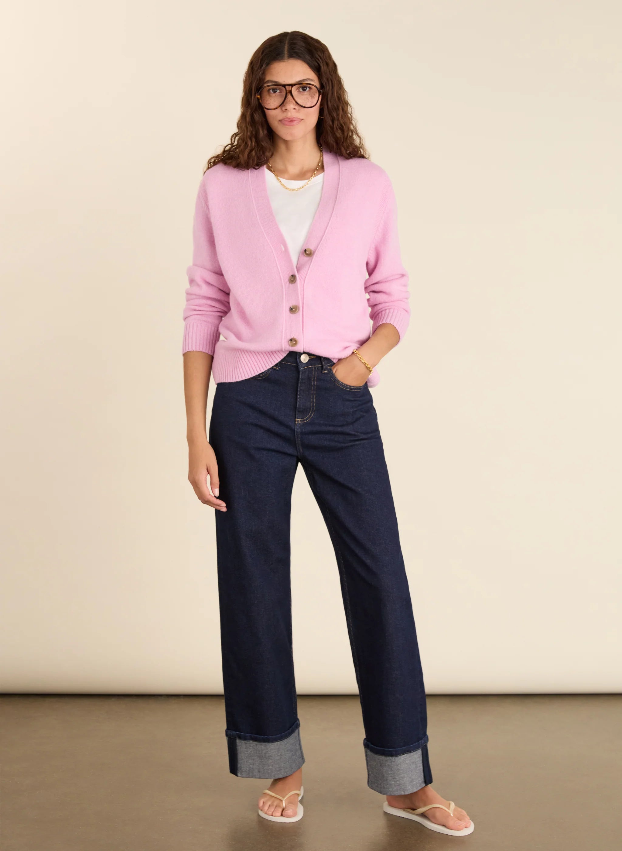 Baukjen Celine V-neck Wool Blend Cardigan