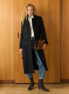 Baukjen Ingrid Belted Wool Trench Coat