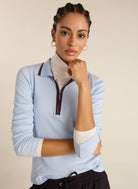 Baukjen Joely Organic Cotton Rib Zip Collar