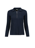 Baukjen Organic Zip Collar Top