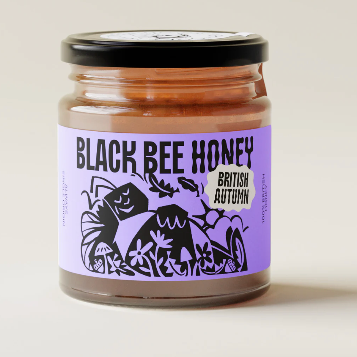 Black Bee British Autumn Honey