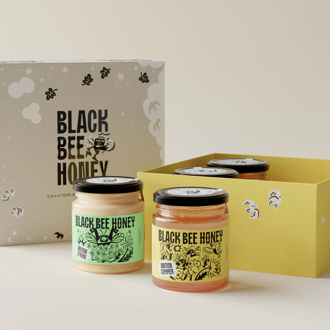 Black Bee Honey Four Seasons Gift Box