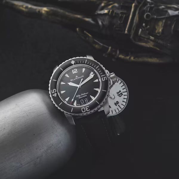 Blancpain Fifty Fathoms Grande Date 45mm Mens Watch Black