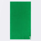 Bottega Veneta Intreccio Pattern Cotton Terry Beach Towel in Grass green