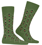 Burlington Guard Men Socks Fir Green