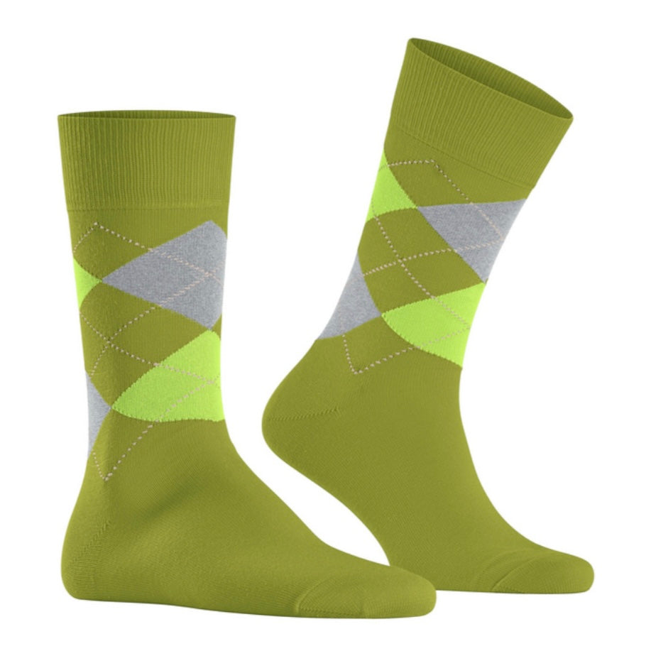 Burlington King Men Socks in Moss Green