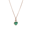 Chopard Happy Hearts Rose Gold Pendant - Green