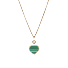 Chopard Happy Hearts Rose Gold Pendant - Green