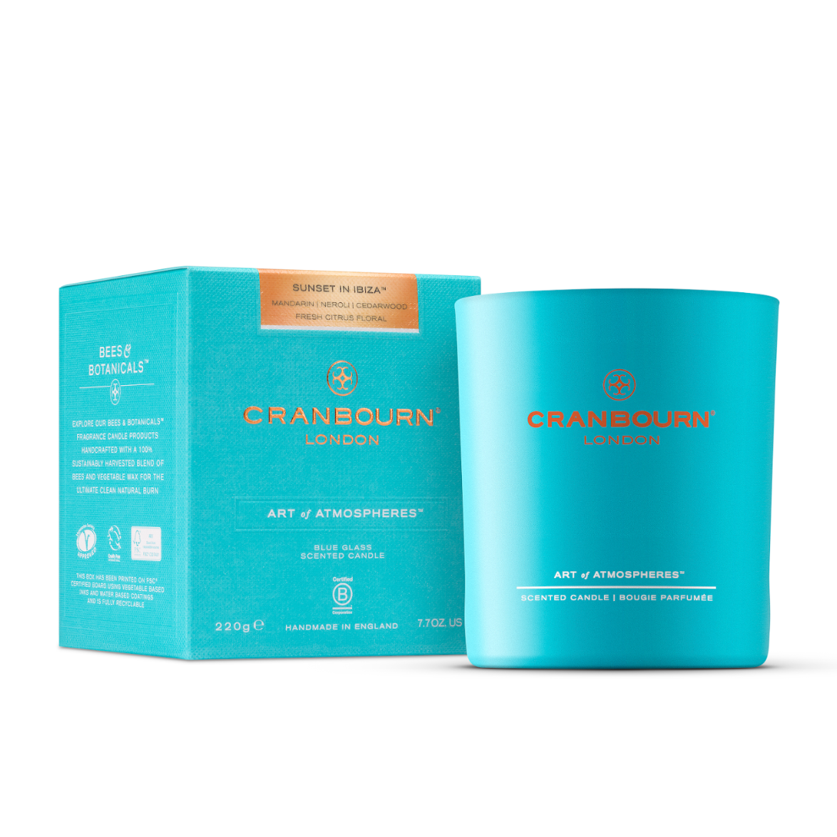 Cranbourn Sunset in Ibiza Candle blue