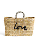 Daylesford Love Rectangle Basket Bag in Navy