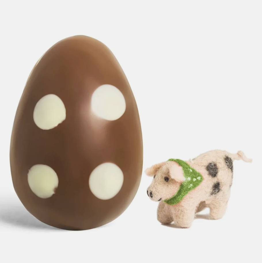 Daylesford Organic Spotty Pig Easter Egg