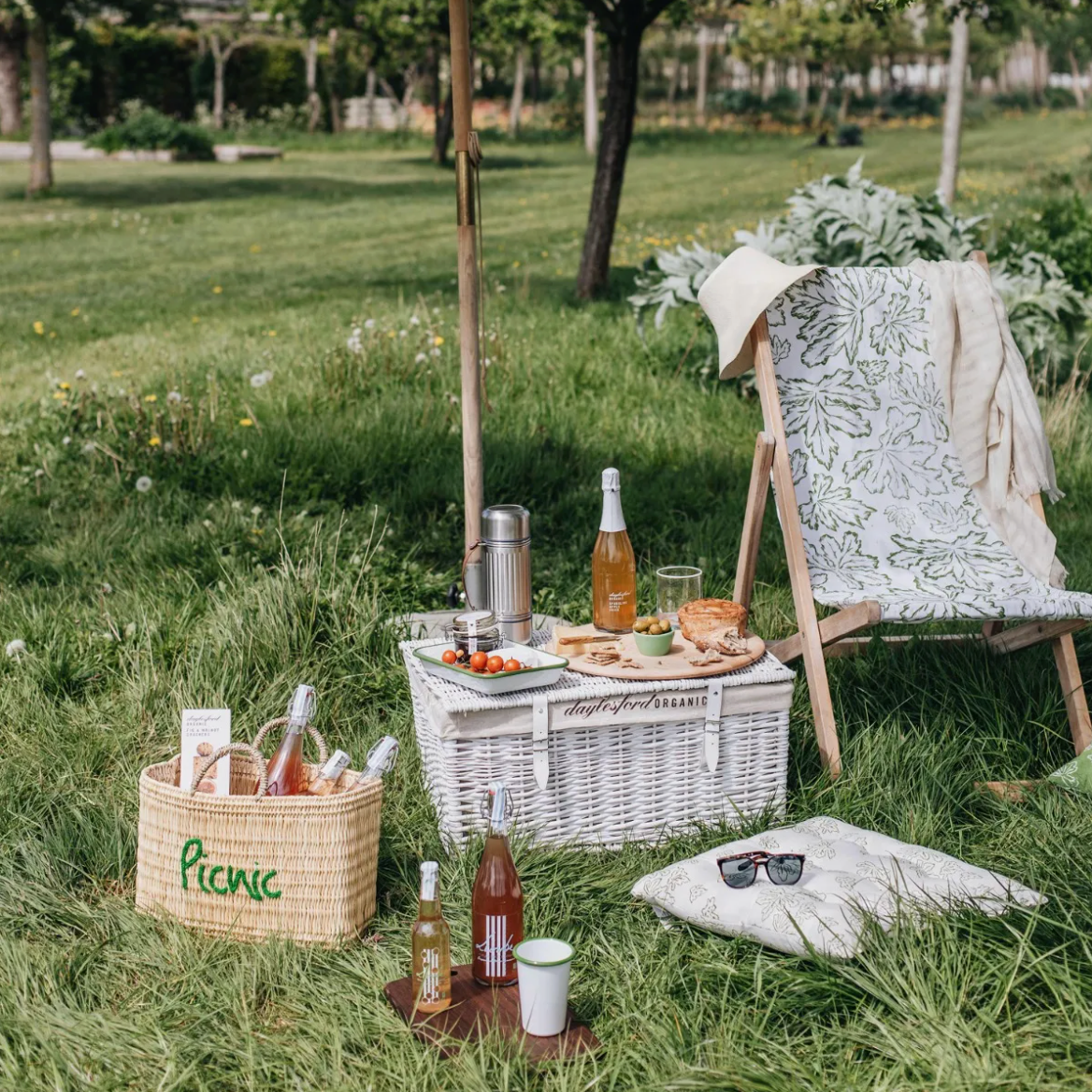 Daylesford Picnic Rectangle Basket Bag