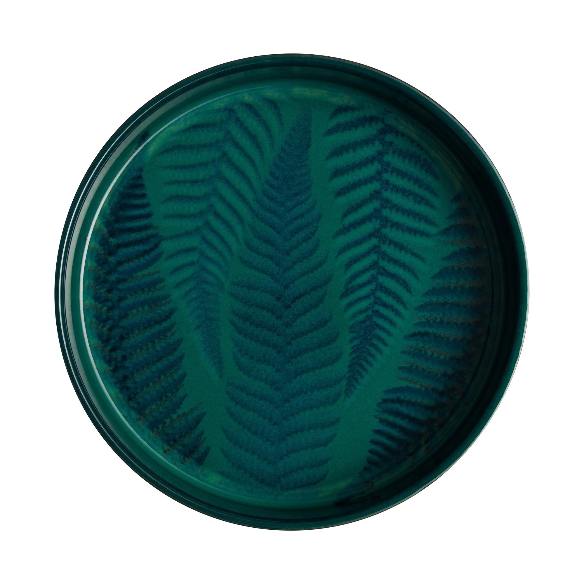 Denby Statements Fern Green Round Tray