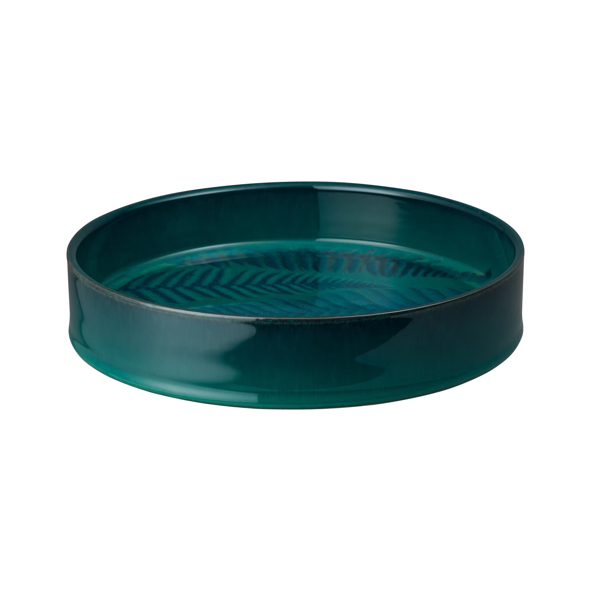 Denby Statements Fern Green Round Tray