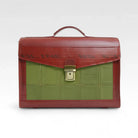 Elvis & Kresse Continental Briefcase Leather & Fire-hose