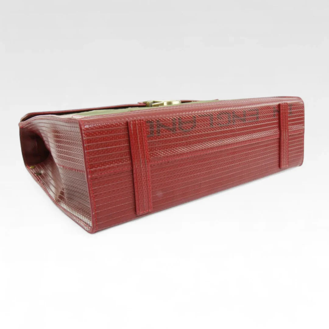 Elvis & Kresse Continental Briefcase Leather & Fire-hose