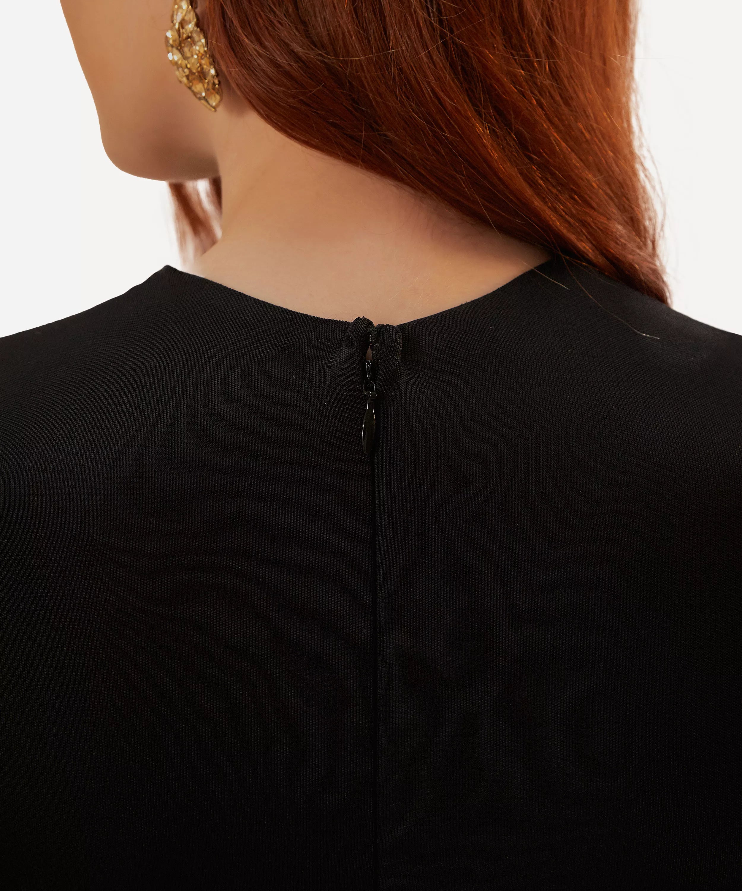 FARM Rio Black Long Sleeve Knot Jumpsuit
