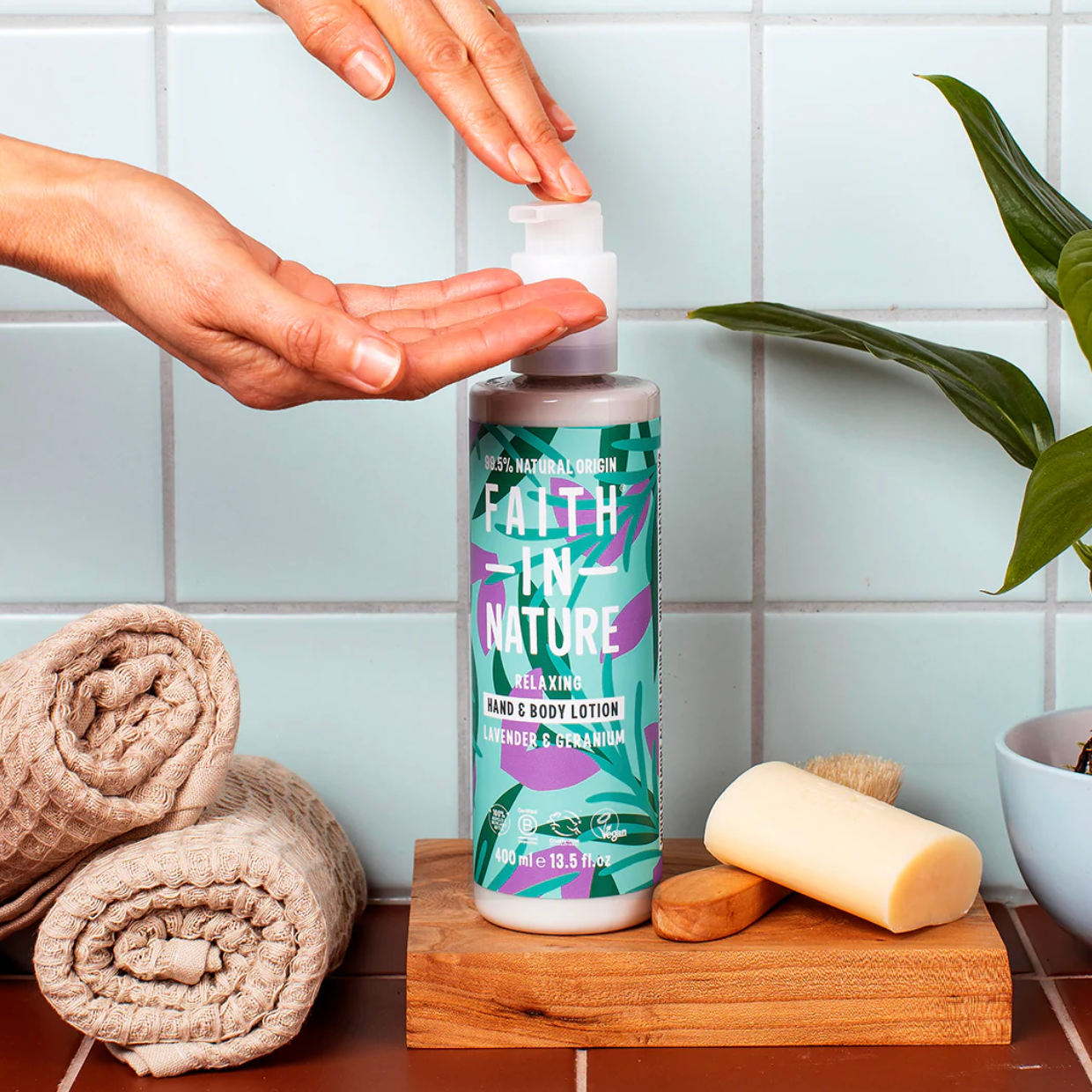 Faith In Nature Lavender & Geranium Hand and Body Lotion 400ml