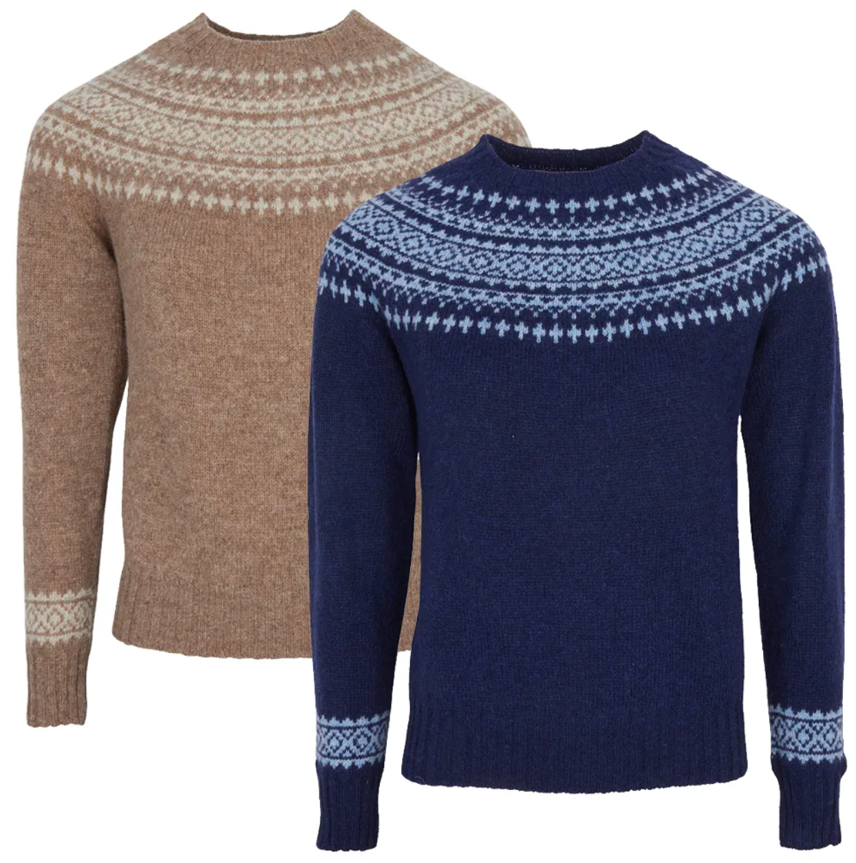 Farlows Ladies Lorna Supersoft Fairisle Merino Wool Jumper
