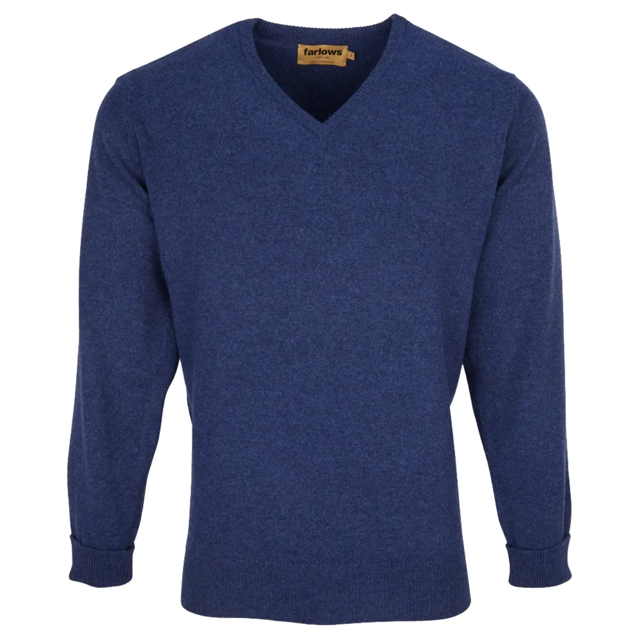 Farlows Rhapsody Lambswool V-Neck Knitted Jumper