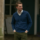 Farlows Rhapsody Lambswool V-Neck Knitted Jumper