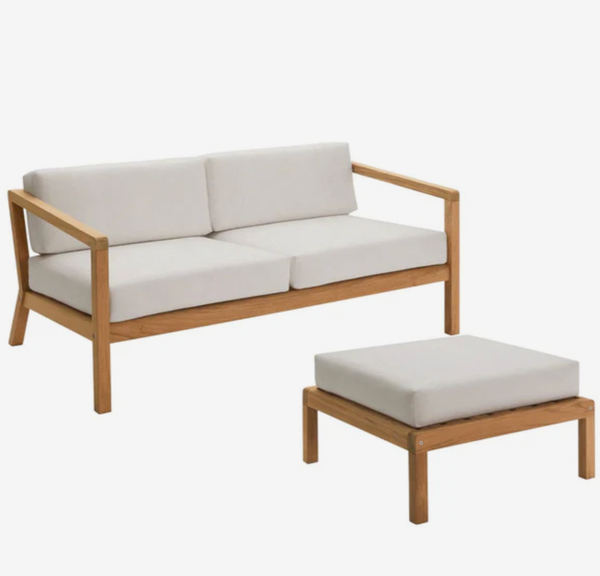 Fritz Hansen Virkelyst Garden Sofa and Footstool