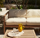 Fritz Hansen Virkelyst Garden Sofa and Footstool