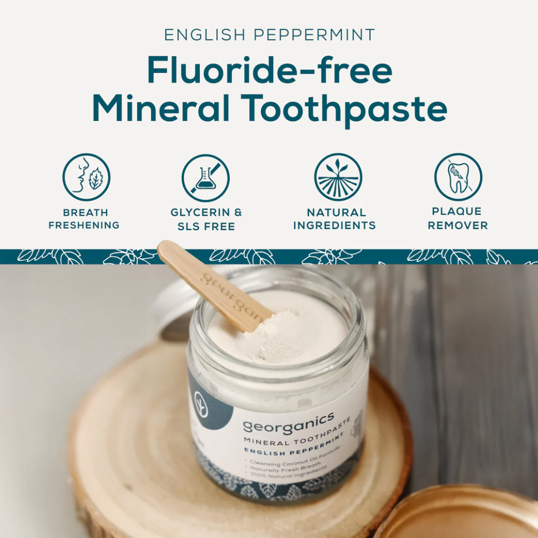 Georganics Fluoride Free Toothpaste - Peppermint