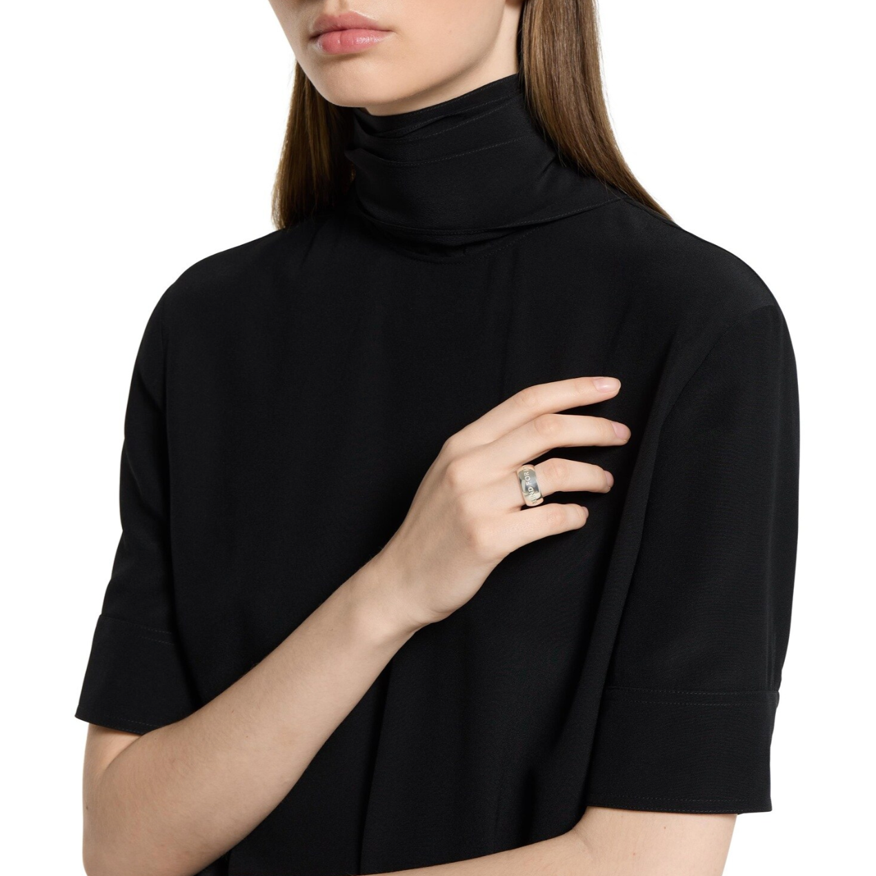 Gucci Blind For Love Sterling Silver 9mm Ring