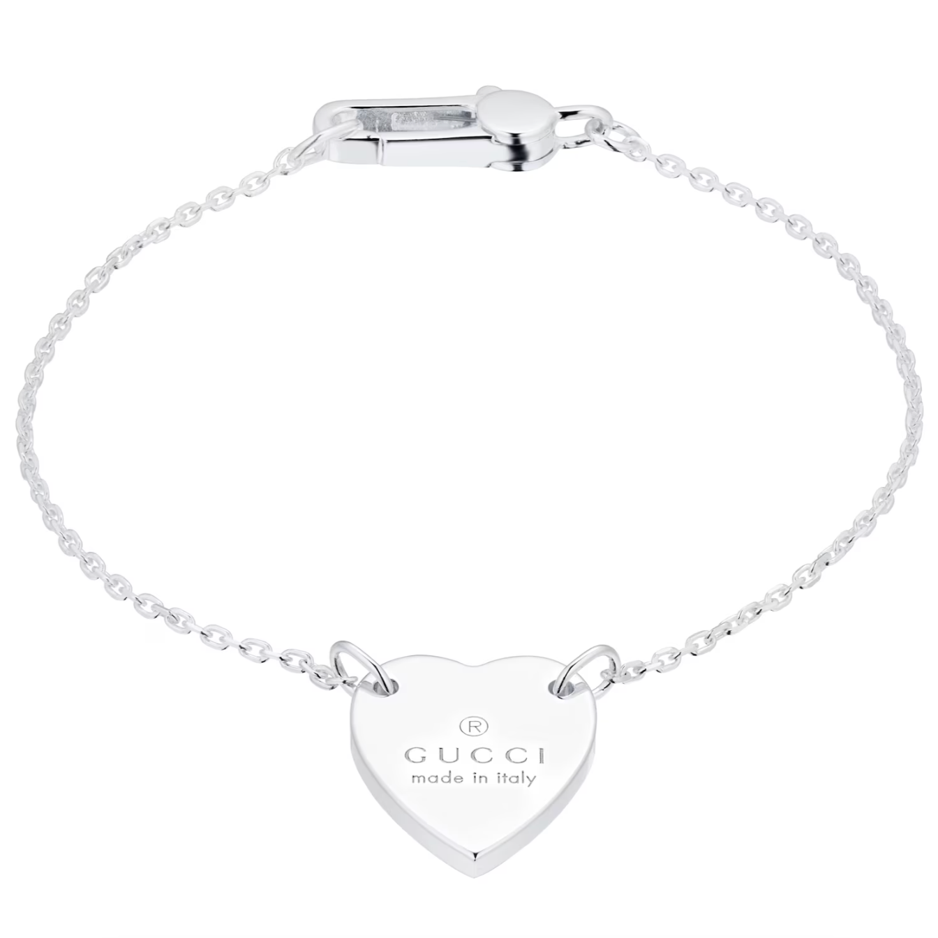 Gucci Bracelet with Trademark Heart - 17cm