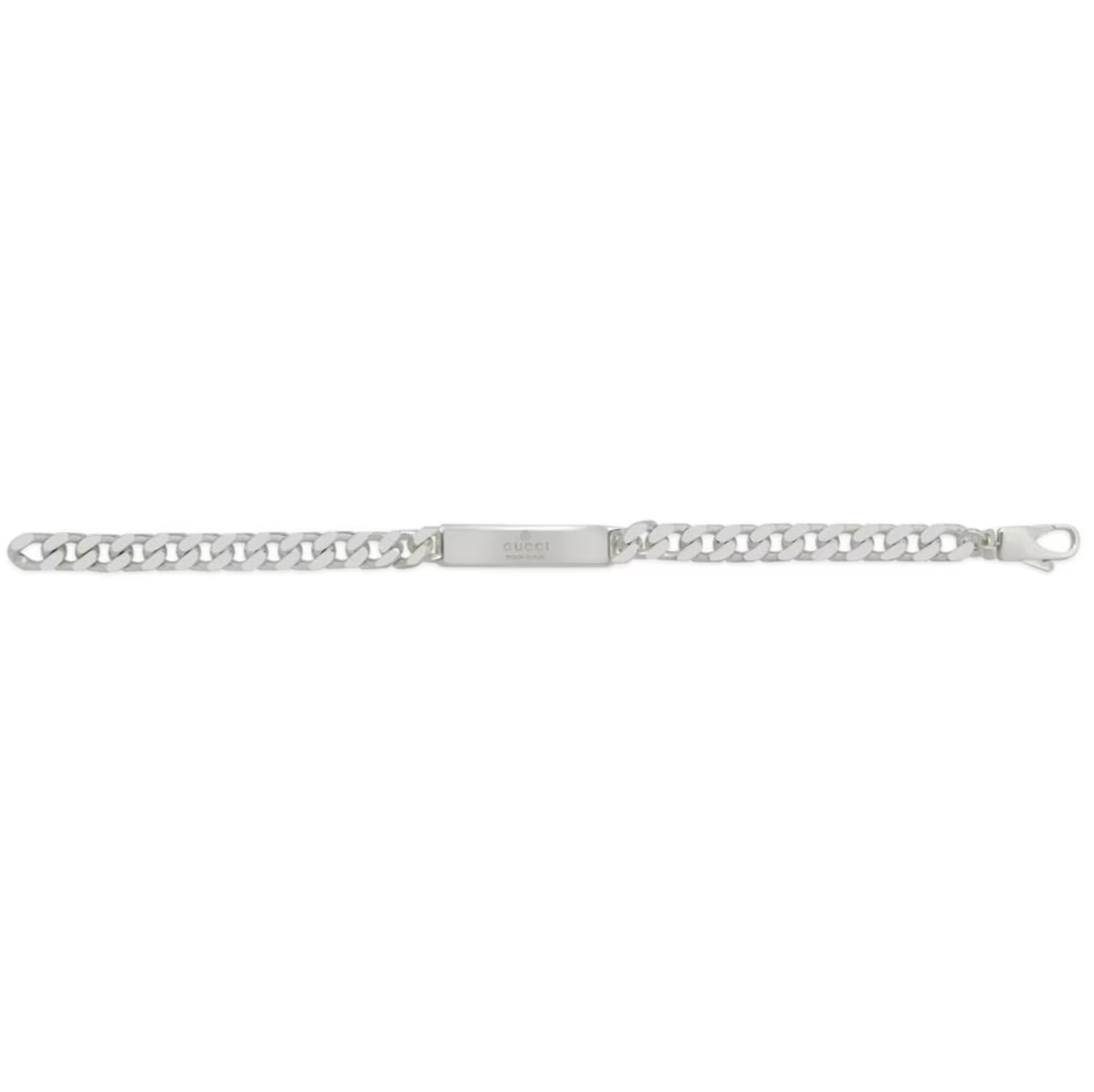 Gucci Interlocking Chunky Silver Bracelet