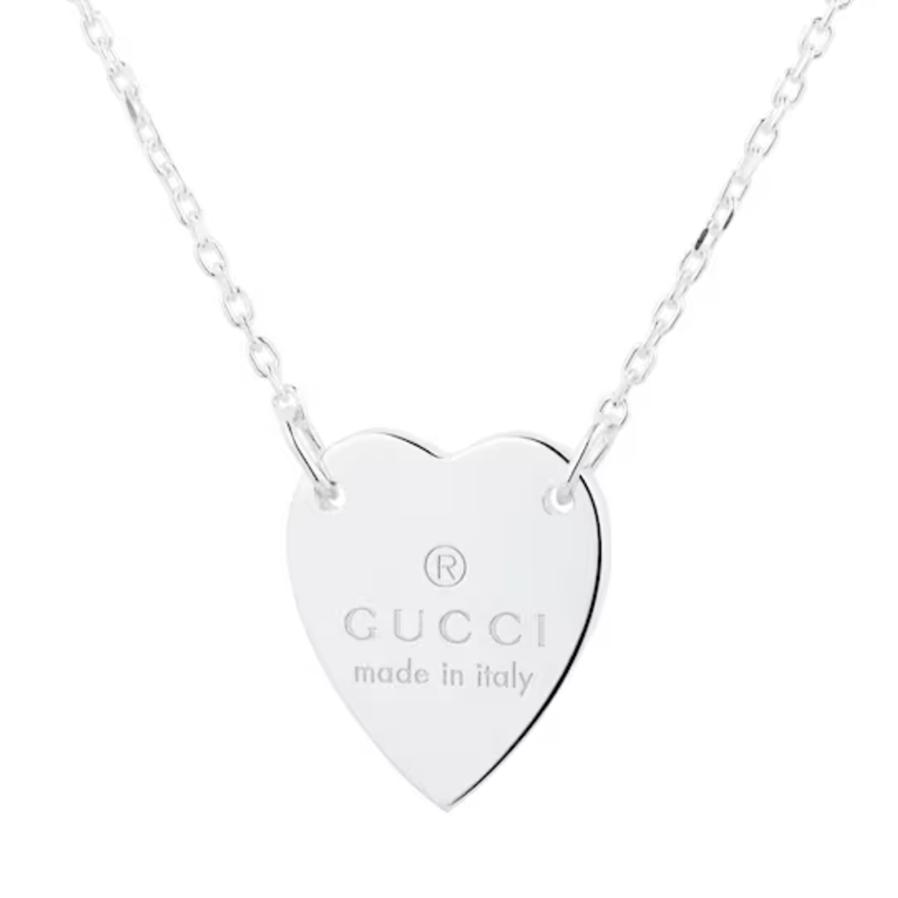 Gucci Trademark Necklace with Heart Pendant