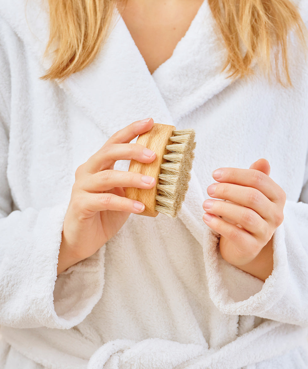 Hillbrush Natural Single Fill Nail Brush - Soft Horsehair
