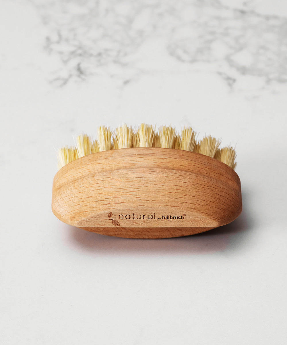 Hillbrush Natural Single Fill Nail Brush - Stiff Tampico
