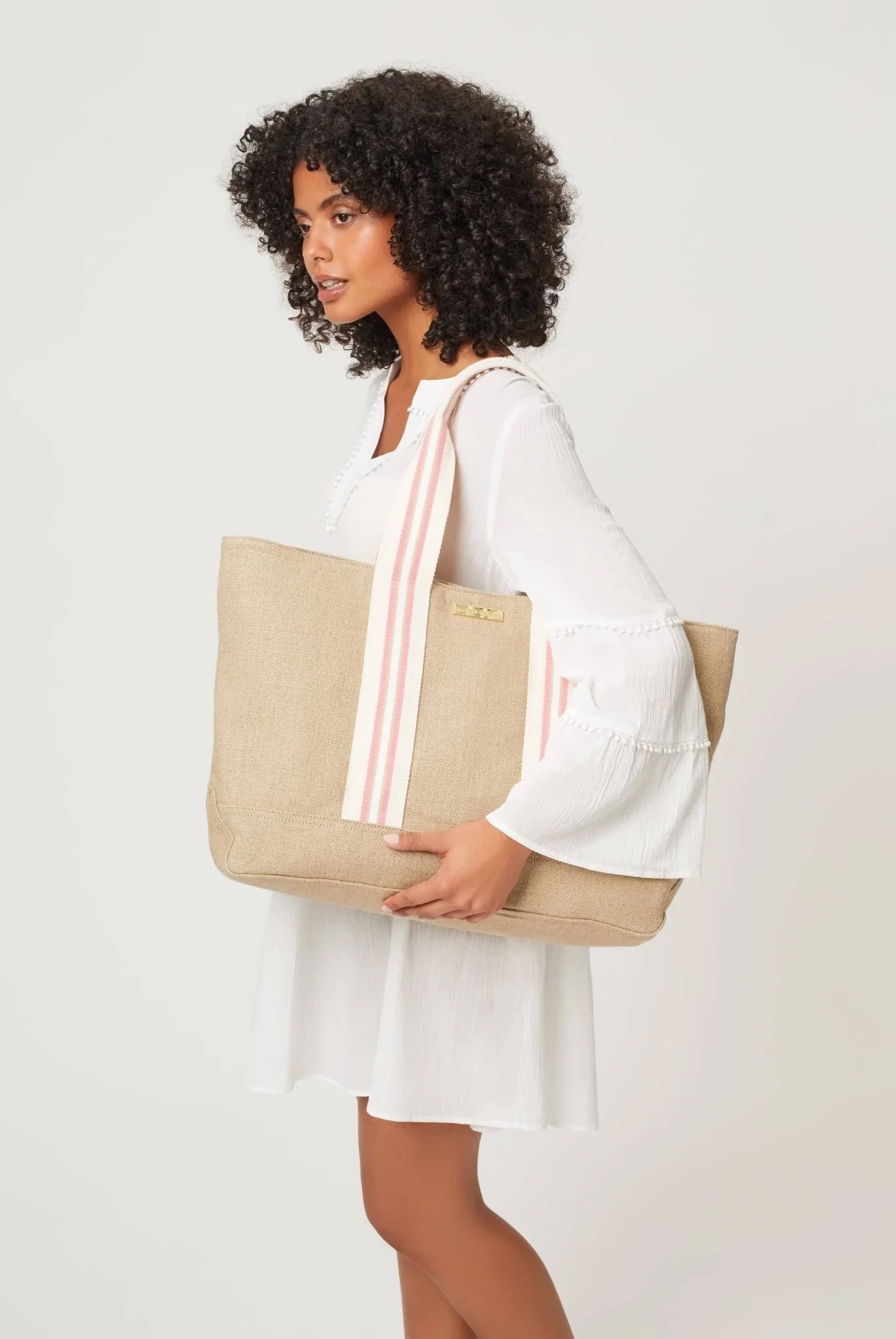 Heidi Klein Lisbon Canvas Beach Bag